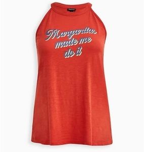 Torrid Margaritas Made Me Do It High Neck Tank